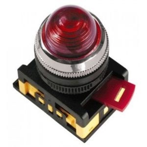 Лампа AL-22 сигнальна d22мм червона неон/240В "IEK"