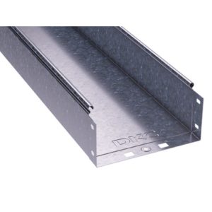 Лоток неперфорований 100х400, оцинк., 3м,