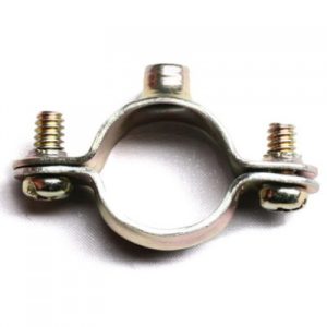 Хомут сталевий з різьбою М6, д.48-50мм