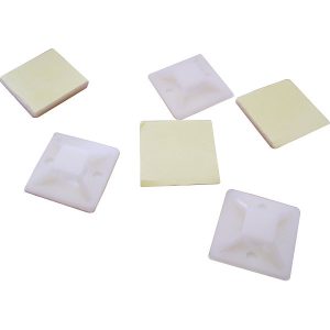 Площадка під хомут 25х25 біла (100шт)