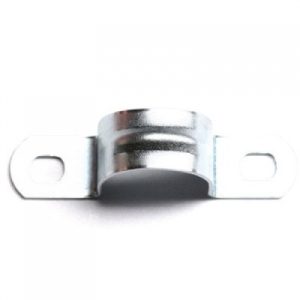 Скоба металева дволапкова D22мм DKC