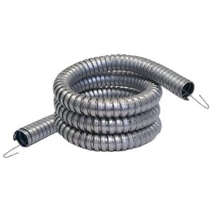 Металорукав РЗ-Ц-Х 25 з протяжкою 23,4/27,5мм (бухта 25м) з бавовняним ущільненням