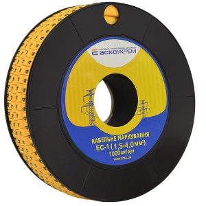 Маркер ЕС-1 1,5 - 4 кв.мм. "4" (1000шт)