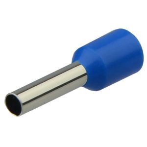 Наконечник втулковий  2.5 мм.кв. ізол. НТ 2.5-08 сині (100шт) "АСКО"