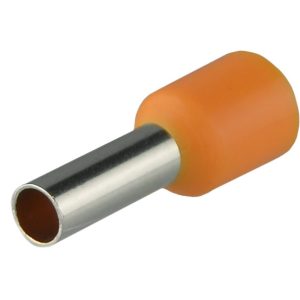 Наконечник втулковий  4 мм.кв. ізол. НТ 4,0-09 помаранчеві (100шт) "АСКО"