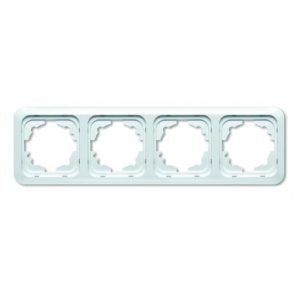 Рамка 4-х кратна "Яшемін" біла