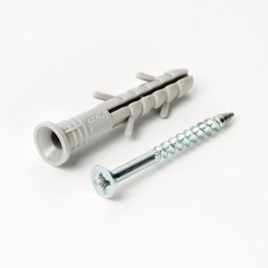 Дюбель забивний з шурупом 6х40мм потай (пак.100шт.)