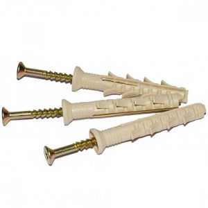 Дюбель забивний з шурупом 6х80мм потай (пак.100шт.)