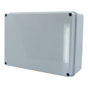 Коробка розподільча 190х140х70 IP56 зовнішня пласт. з глад/стінк.+криш.