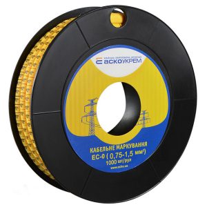 Маркер ЕС-0 0,75 - 1,5 кв.мм. "4" (1000шт)