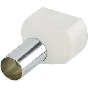 Наконечник втулковий для 2-х проводів  16 мм.кв. ізол. ТЕ 16,0-14 білі (100шт) "АСКО"