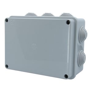 Коробка розподільча 150х110х70 IP55 зовнішня пласт. з кабель/введ.