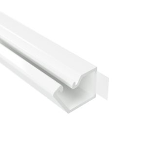 Міні-канал TMR 12х12 самоклей, 2м., білий