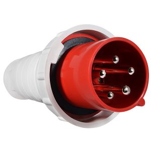 Вилка 035 переносна 3Р+PЕ+N 63А 380В IP54