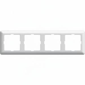 Рамка 4-х кратна W-59 "Wessen" біла (C1) (знято з в-ва)