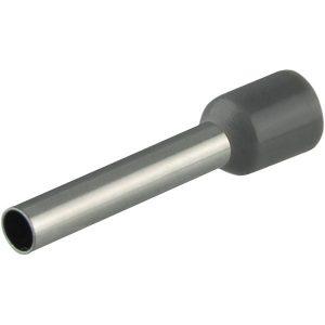 Наконечник втулковий 4 мм.кв. ізол. НТ 4,0-18 сірі (100шт) "АСКО"