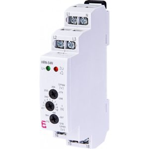 Реле контролю напруги и послід. фаз HRN-54N  3x400/230AC (3F, 1x8A_AC1) з нейтраллю