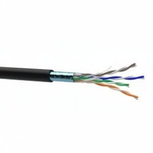 FTP cat.5e 4х2х0,51 зовнішній PE 100МГц (бухта 305м) КППЕ ВП чорний (Одескабель)