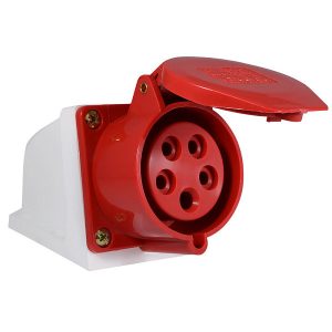 Розетка 115 стаціонарна 3Р+PЕ+N 16А 380В IP44