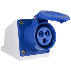 Розетка 113 стаціонарна 2Р+PЕ 16А 220В IP44