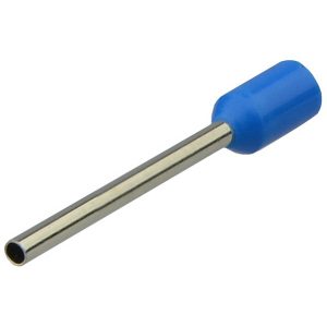 Наконечник втулковий 2.5 мм.кв. ізол. НТ 2.5-18 сині (100шт) "АСКО"