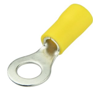 Наконечник кільце 5,5-6,0 мм.кв. ізол. RV жовтий ( шт) "АСКО"