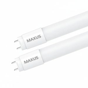 Лампа ЛЕД лінійна 9W 6500К 900lm 600мм G13 Т8 SMD 2-стороннє підключе"MAXUS"(снята с производства)