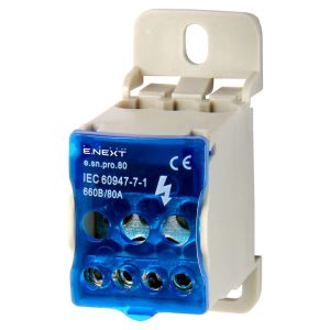 Розподільчий блок на DIN-рейку 125А