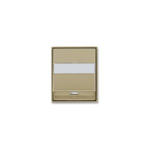 Накладка телефонна 1хRJ11 Time шампань мет. (ЦІНА НА ЗАЛИШОК)