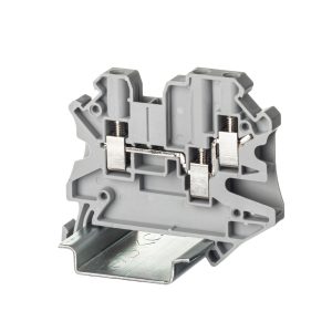 Клема прохідна на 3-кабеля 4мм. з тримачем запобіжника (знято з в-ва)