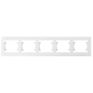 Рамка 5-на горизонтальна"Defne" біла