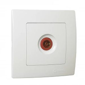 Розетка ТВ кінцева "Defne" біла