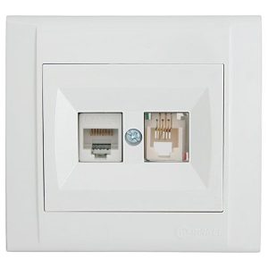 Механізм розетки комп.(CAT5)+TF EBPO "MAKEL"