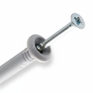 Дюбель забивний з шурупом 6х40мм грибок (пак.100шт.)