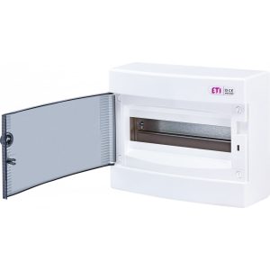 Щит пласт. ЩРН-П- 12 мод IP40 зовн. прозорі дверц ECT12PT