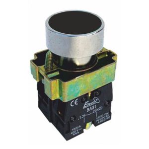 Кнопка ВА21 2-х позиційна NO+NC чорна