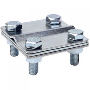 З'єднувач пруток D8-10/полоса 25/40х4мм, 80х80мм.