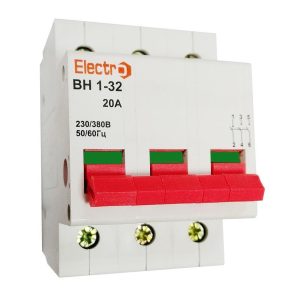 Вимикач навантаження ВН1-32, 3 полюси, 100А