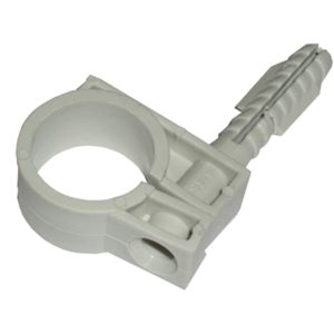 Обойма ПВХ труби 15-16мм з дюб.8х36мм (50шт/уп)