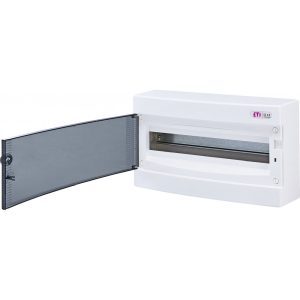 Щит пласт. ЩРН-П- 18 мод IP40 зовн. прозорі дверц ECT 18PT