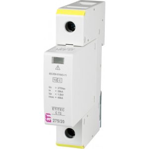 Обмежувач перенапруги ETITEC C T2 275/20 (1+0) 1p