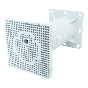 Коробка установча 120х120х200 внутрішня пласт. подовжена з монтажною панеллю (MDZ KB)