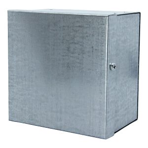 Коробка розподільча 100х100x65 IP53 зовнішня сталь, вогнестійкість Р90
