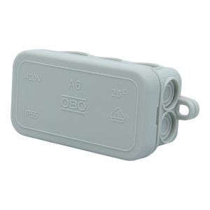 Коробка розподільча  80х43х34 IP55 зовнішня пласт. (A 6)