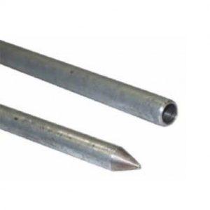 Стрижень заземлення безмуфтовий загострений, d20мм, довжина 1,5м, сталь гарячого цинкування