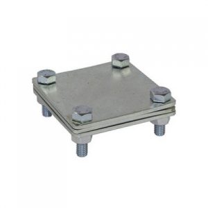 З'єднувач полоса-полоса, 57х57мм, сталь гарячого цинкування