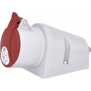 Розетка 115 стаціонарна 3Р+PЕ+N 16А 400В IP44 EZ-1653 (16A, 400V, 3P+N+PE)