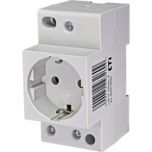 Розетка на DIN-рейку t-2P+Z Schuko (P)