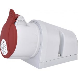 Розетка 125 стаціонарна 3Р+PЕ+N 32А 400В IP44 EZ-3253 (32A, 400V, 3P+N+PE)