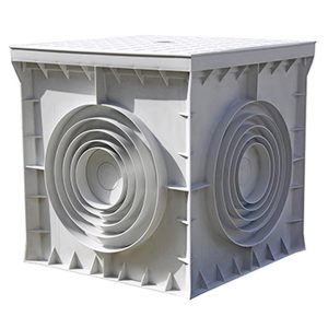 Пластиковый кабельный колодец 200х200х200 e.manhole. Крышка